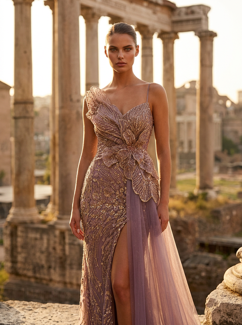 Aurelia evening gown - pose 2