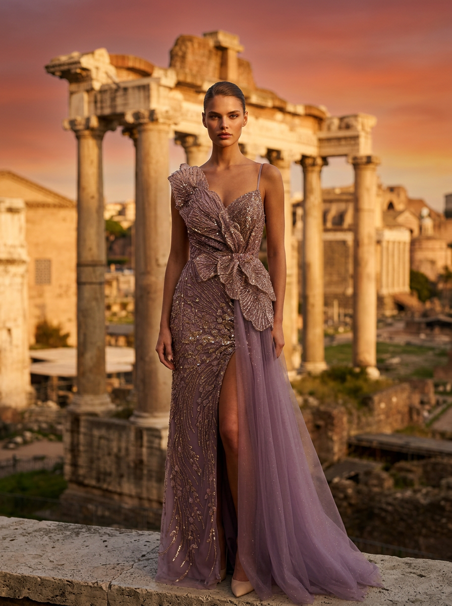 Aurelia evening gown - pose 3
