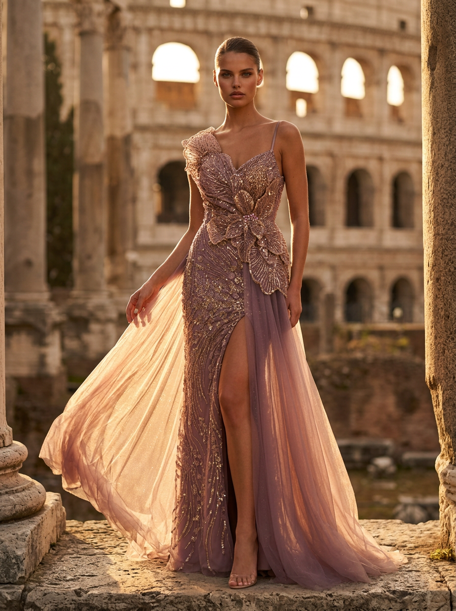 Aurelia evening gown - pose 4